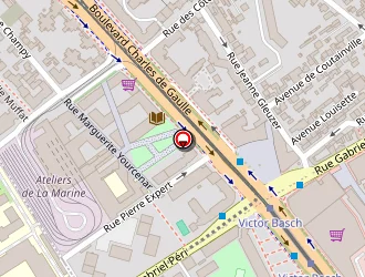 Carte de Jaquet Frank à Nanterre