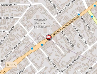 Carte de Manceau Jean à Bobigny