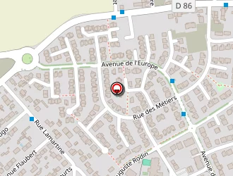 Carte de La Poste à Courtry