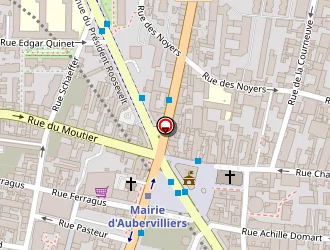 Carte de Optique Pesque à Aubervilliers