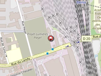 Carte de Manufer à Saint-ouen