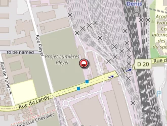 Carte de La Plateforme Du Bâtiment à Saint-denis