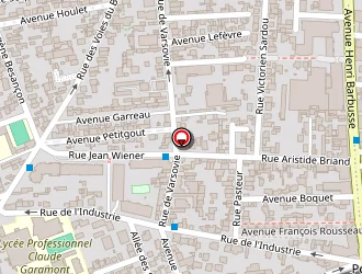 Carte de Ateliers Dagobert (les) à Colombes