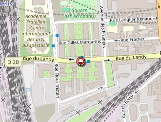 Carte de Exmobica à Saint-denis