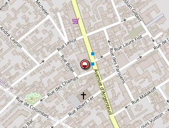 Carte de Vs édifice à Asnières-sur-seine