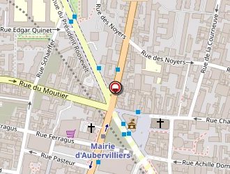 Carte de Brette Bruno à Aubervilliers