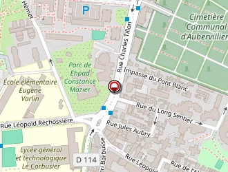 Carte de Conceptaria à Aubervilliers