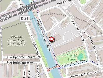 Carte de Prodigious Studio à Aubervilliers