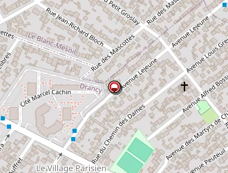 Carte de Ocean Drive à Drancy