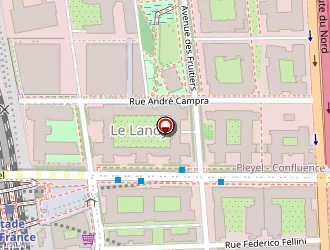 Carte de Sqaure Des Acrobates à Saint-denis