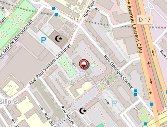 Carte de Mp Services à Gennevilliers