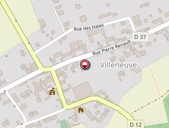 Carte de Foyer Rural à Villeneuve-renneville-chevigny