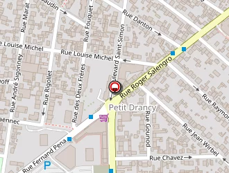 Carte de Crea Tifs à Drancy