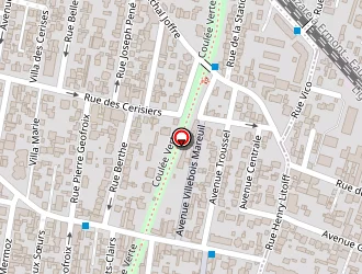 Carte de Backspace à Colombes