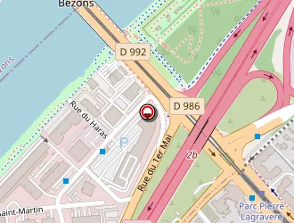 Carte de Le Dakota à Colombes