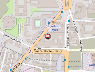 Carte de France.net à Saint-denis