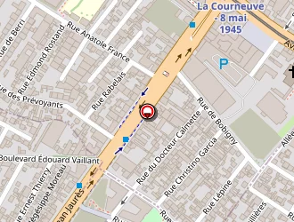 Carte de Au Beef à Aubervilliers