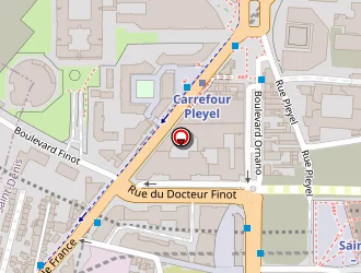 Carte de Citéa à Saint-denis