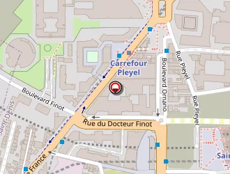 Carte de Odawara à Saint-denis