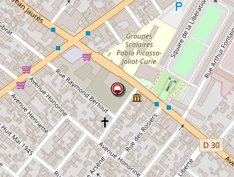 Carte de Le Vouvray à Drancy