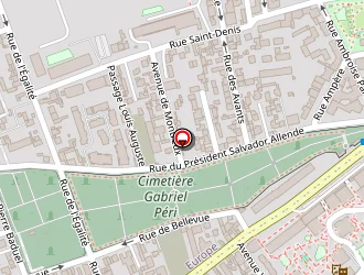 Carte de Heitz Claude à Colombes