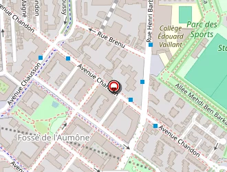 Carte de Tractebel Engineering à Gennevilliers