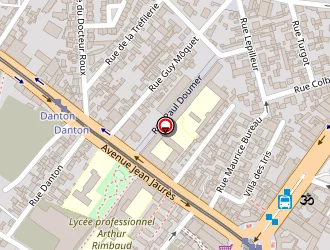 Carte de Ads Equipements à Courneuve (la)