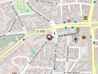 Carte de Duflot Paul à Colombes