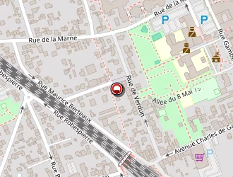 Carte de Dujardin Brigitte à Houilles