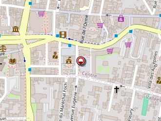 Carte de Hpva Hôtels à Colombes