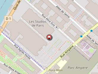 Carte de Lubré Réceptions à Saint-ouen