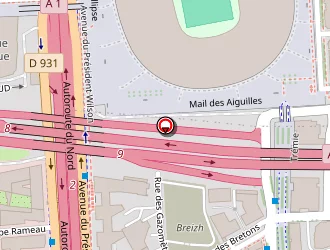 Carte de Adecco à Saint-denis