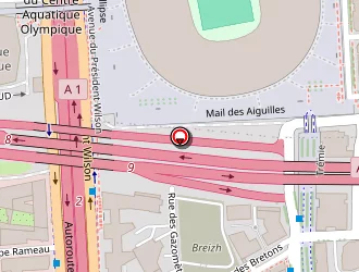 Carte de Adecco à Saint-denis