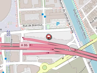 Carte de Officexpress à Saint-denis