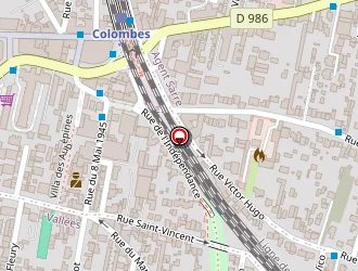 Carte de Actv Conseil à Colombes