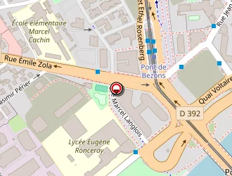 Carte de Gabard Benjamin à Bezons