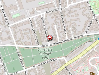 Carte de Nanouche Belkacem à Colombes