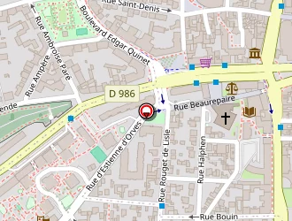 Carte de Pharmacie De La Cité à Colombes