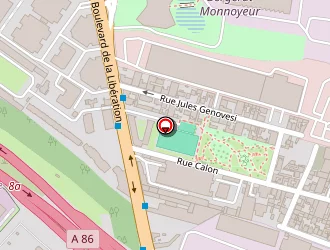 Carte de Edf Spallis à Saint-denis