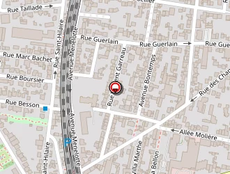 Carte de Ast Télé 23 à Colombes