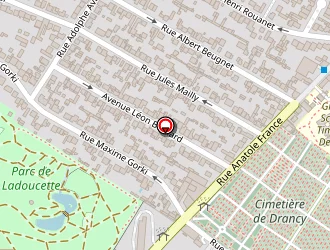 Carte de Acherfouche à Drancy