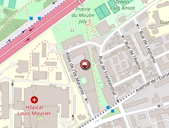 Carte de Quervel Rauzy à Colombes