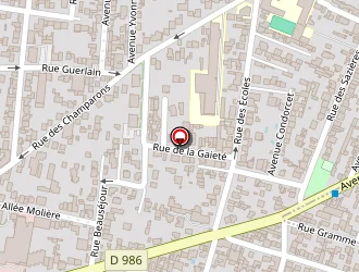 Carte de Le Velographe à Colombes