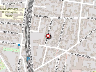 Carte de Pressing Saint Lazare à Colombes