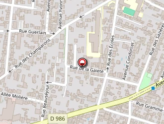 Carte de Naga Drive à Colombes