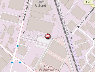 Carte de Gefco à Gennevilliers