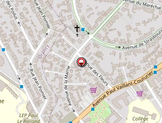 Carte de Leader Price à Blanc-mesnil (le)