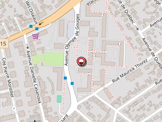 Carte de Crèche Municipale à Blanc-mesnil (le)