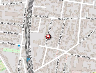 Carte de Maison Perce-neige à Colombes