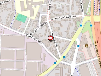 Carte de Osing Services à Gennevilliers